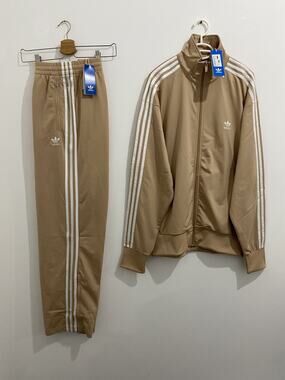 Adidas Originals Classics Firebird Tracksuit Magic Beige White Size L